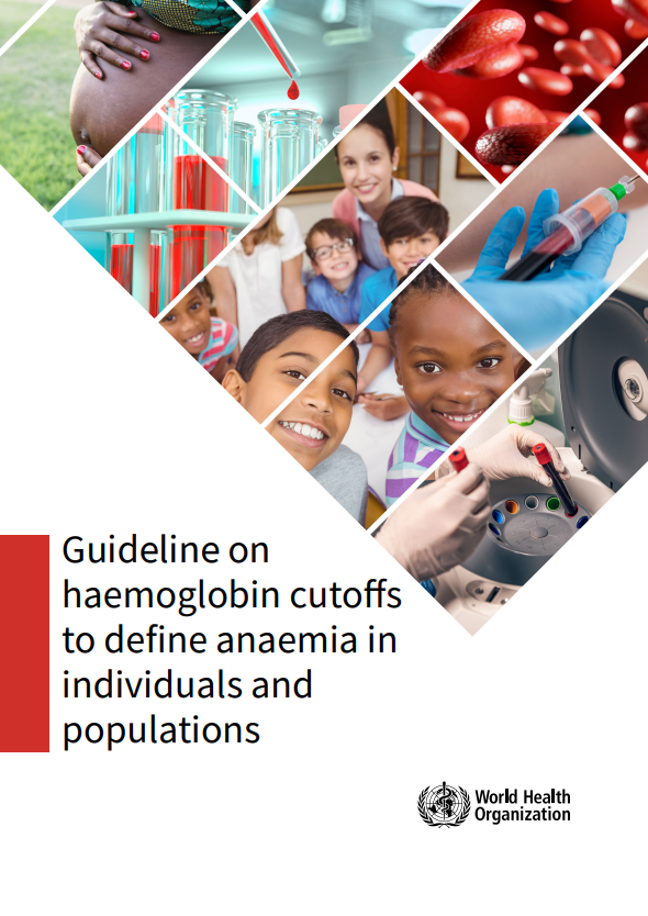 Guideline on haemoglobin cutoffs to define anaemia in individuals and